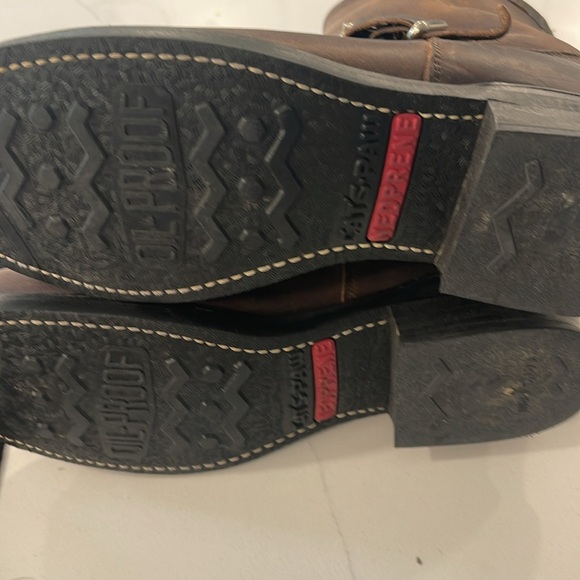 EUC Leather boots with zipper closure. Sz 9. - Picture 3 of 6